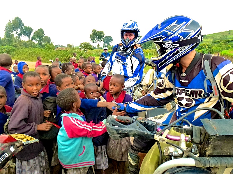 Dual sport motorbike Safari tours in Africa - Kenya